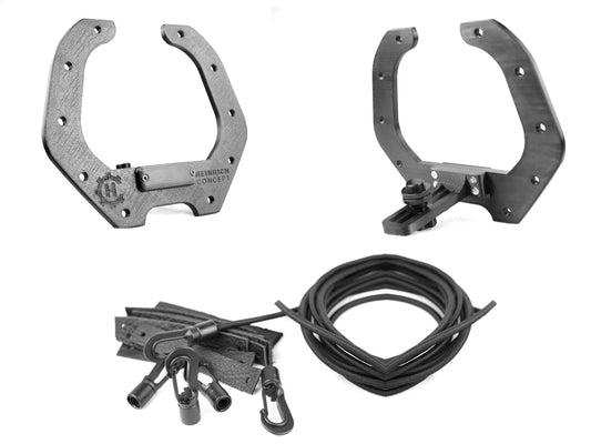 UBERMOUNT holder for kick drum inside microphone, non-invasive mounting